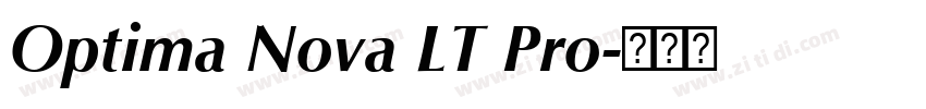 Optima Nova LT Pro字体转换